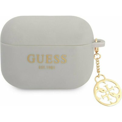 Guess 4G Charm Silicone Case Grey (Apple AirPods Pro)